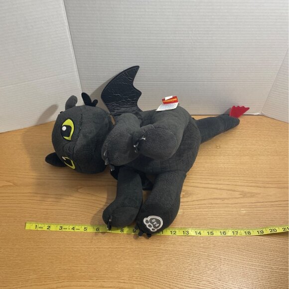 Build-A-Bear How to Train Your Dragon Toothless Plush Red Tail Limited Edition - Picture 14 of 16